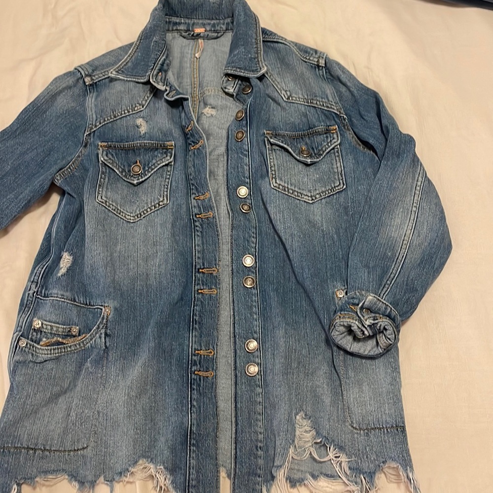 Free people denim jacket